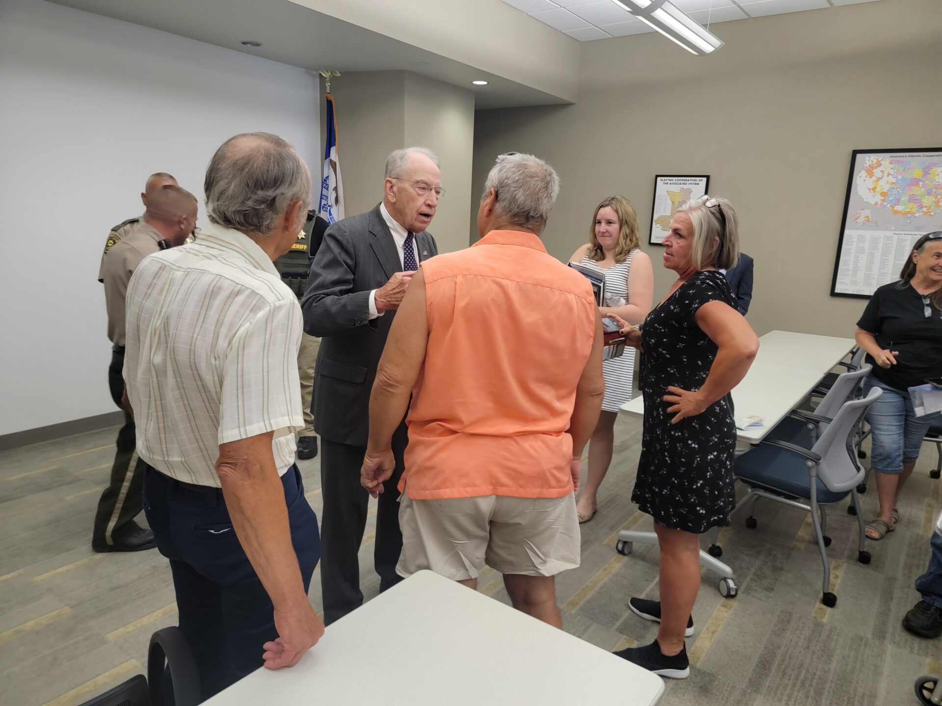 Chuck Grassley Visit to Mount Pleasant KILJ Radio Latest News from