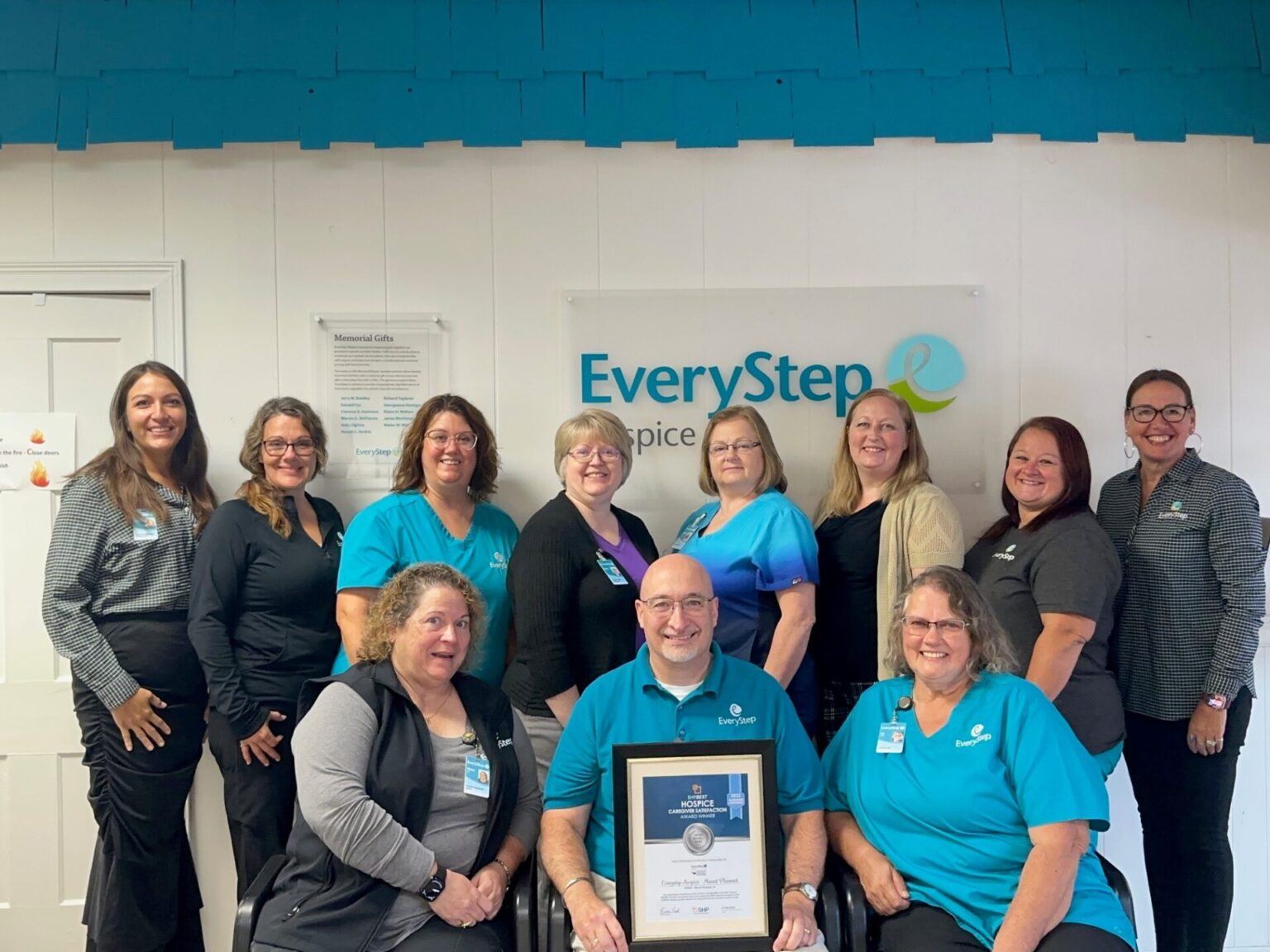 Mt. Pleasant EveryStep Hospice Presented with Prestigious Award Placing